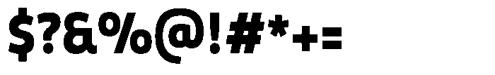 Malisan Black Semi Condensed Font OTHER CHARS