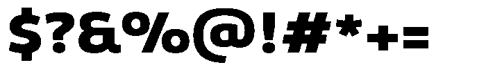 Malisan Black Semi Expanded Font OTHER CHARS
