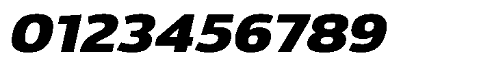 Malisan Black Slant Expanded Font OTHER CHARS