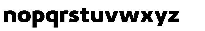 Malisan Black Font LOWERCASE