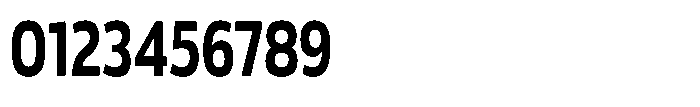 Malisan Bold Condensed Font OTHER CHARS