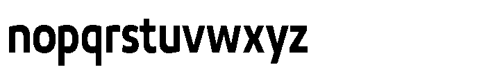 Malisan Bold Condensed Font LOWERCASE