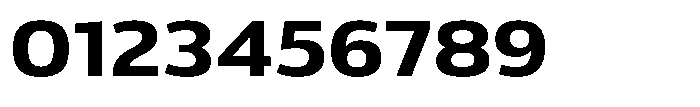 Malisan Bold Expanded Font OTHER CHARS