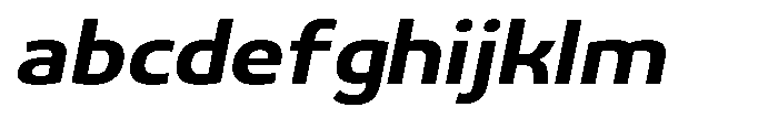 Malisan Bold Slant Semi Expanded FONT
