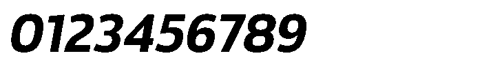 Malisan Bold Slant Font OTHER CHARS