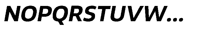 Malisan Bold Slant Font UPPERCASE