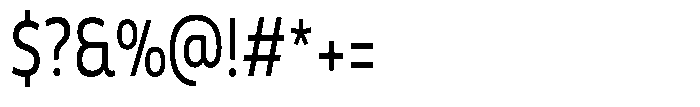 Malisan Condensed Font OTHER CHARS