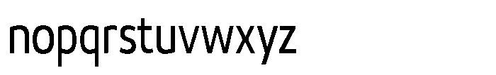 Malisan Condensed Font LOWERCASE