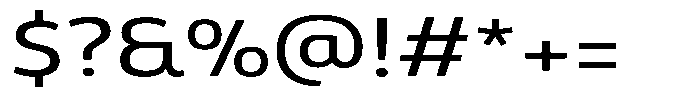 Malisan Expanded Font OTHER CHARS