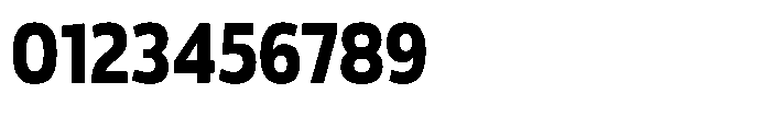 Malisan Extra Bold Semi Condensed Font OTHER CHARS