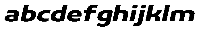 Malisan Extra Bold Slant Exp FONT