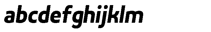Malisan Extra Bold Slant Semi Condensed FONT