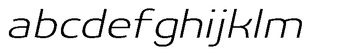 Malisan Extra Light Slant Exp FONT