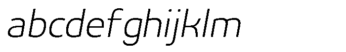 Malisan Extra Light Slant FONT