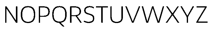 Malisan Extra Light Font UPPERCASE