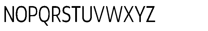 Malisan Light Condensed Font UPPERCASE