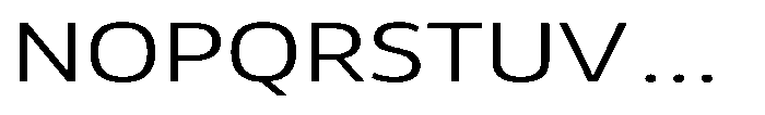 Malisan Light Expanded Font UPPERCASE
