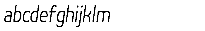 Malisan Light Slant Condensed FONT