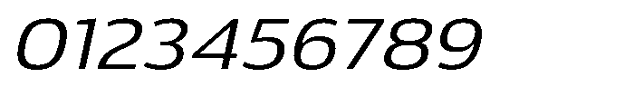 Malisan Light Slant Expanded Font OTHER CHARS