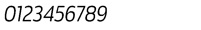 Malisan Light Slant Semi Condensed Font OTHER CHARS