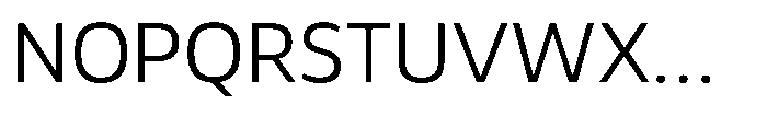 Malisan Light Font UPPERCASE