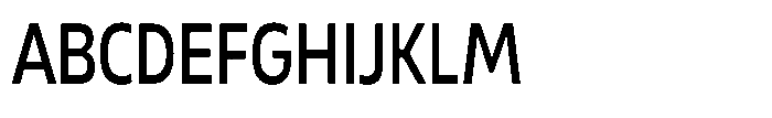Malisan Medium Condensed Font UPPERCASE