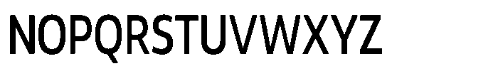 Malisan Medium Condensed Font UPPERCASE