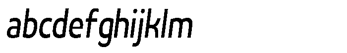 Malisan Medium Slant Condensed FONT