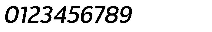 Malisan Medium Slant Font OTHER CHARS
