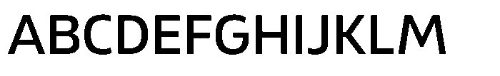 Malisan Medium Font UPPERCASE