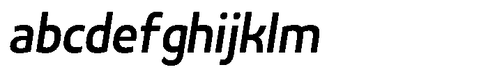 Malisan Sem Bold Slant Semi Condensed FONT