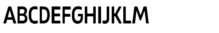 Malisan Semi Bold Condensed Font UPPERCASE