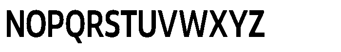 Malisan Semi Bold Condensed Font UPPERCASE