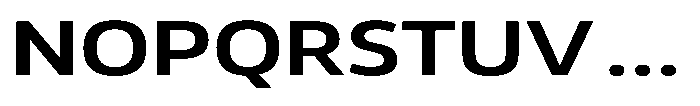 Malisan Semi Bold Expanded Font UPPERCASE