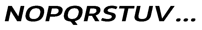 Malisan Semi Bold Slant Expanded Font UPPERCASE