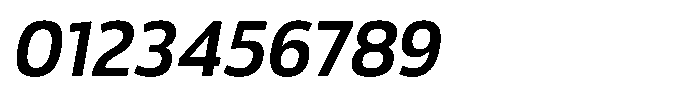Malisan Semi Bold Slant Font OTHER CHARS
