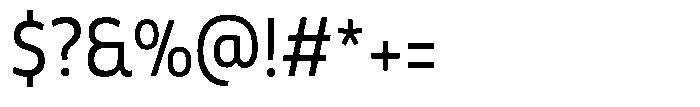 Malisan Semi Condensed Font OTHER CHARS