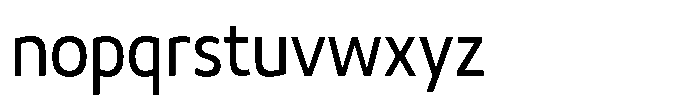 Malisan Semi Condensed Font LOWERCASE