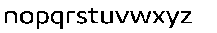 Malisan Semi Expanded Font LOWERCASE