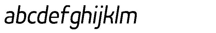 Malisan Slant Semi Condensed FONT