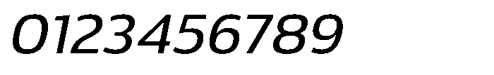Malisan Slant Semi Expanded Font OTHER CHARS