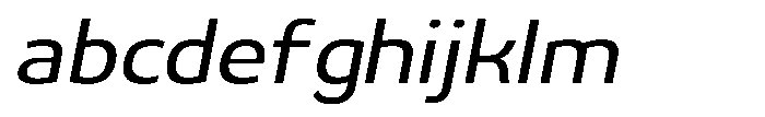 Malisan Slant Semi Expanded FONT