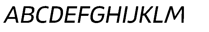 Malisan Slant Font UPPERCASE