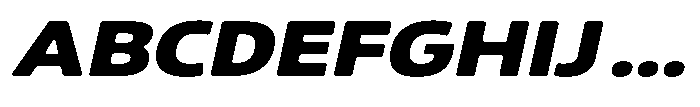 Malisan Soft Black Exp Italic Font UPPERCASE
