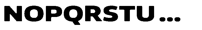 Malisan Soft Black Expanded Font UPPERCASE