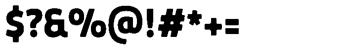 Malisan Soft Black Sem Condensed Font OTHER CHARS