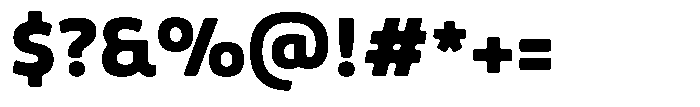 Malisan Soft Black Font OTHER CHARS