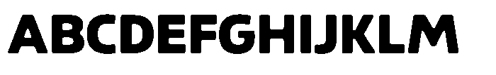 Malisan Soft Black Font UPPERCASE