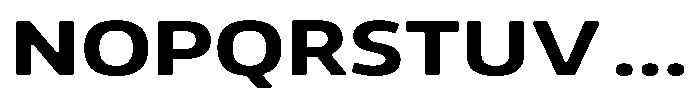 Malisan Soft Bold Expanded Font UPPERCASE