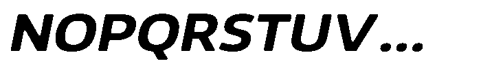 Malisan Soft Bold Sem Exp Italic Font UPPERCASE